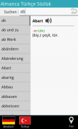 German Turkish Dictionary screenshot 0