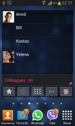 Contacts widget with dialer screenshot 0