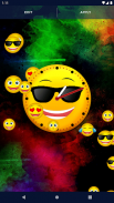 Emoji Clock Live Wallpaper screenshot 0