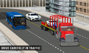 Car Transporter Trailer Truck screenshot 1