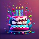 Birthday Video Maker AI App Icon