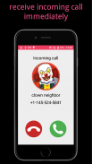 Fake Call From Scary Clown Neighbor (PRANK) screenshot 1