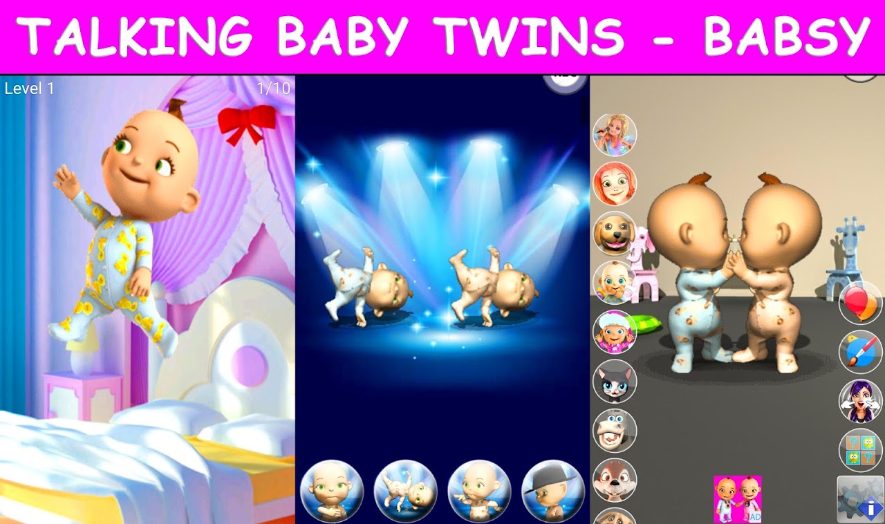 Говоря Twins Детское - Babsy - Загрузить APK для Android | Aptoide