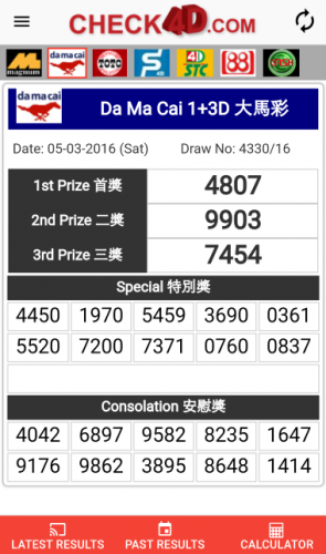 4d results singapore prize calculator