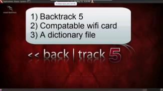 app backtrack 5 video tutorial screenshot 1
