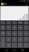 RPN calculator screenshot 1
