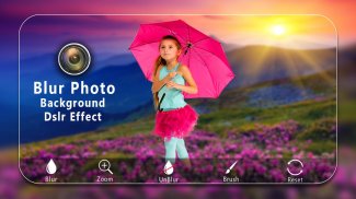 Blur Photo Background dslr Camera Effect screenshot 1