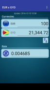 Euro x Guyanese Dollar screenshot 2