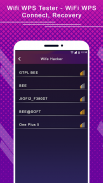 WiFi WPS Tester - WiFi WPS Connect, Recovery screenshot 2