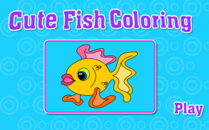 Coloring Game-Cute Fish screenshot 0