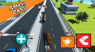 Dinosaur Road Rampage screenshot 2