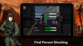 Melawan Menyerang Sniper Penembakan screenshot 2