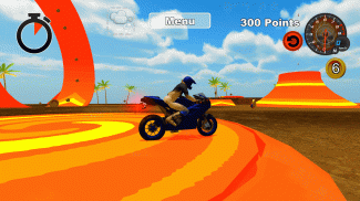 Bisiklet Moto Stunt Yarış 3D screenshot 0