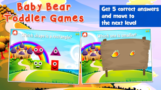 Baby Bear Juegos para Niños screenshot 2