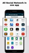 Alle sozialen Medien - soziale Netzwerke in 1 App screenshot 1