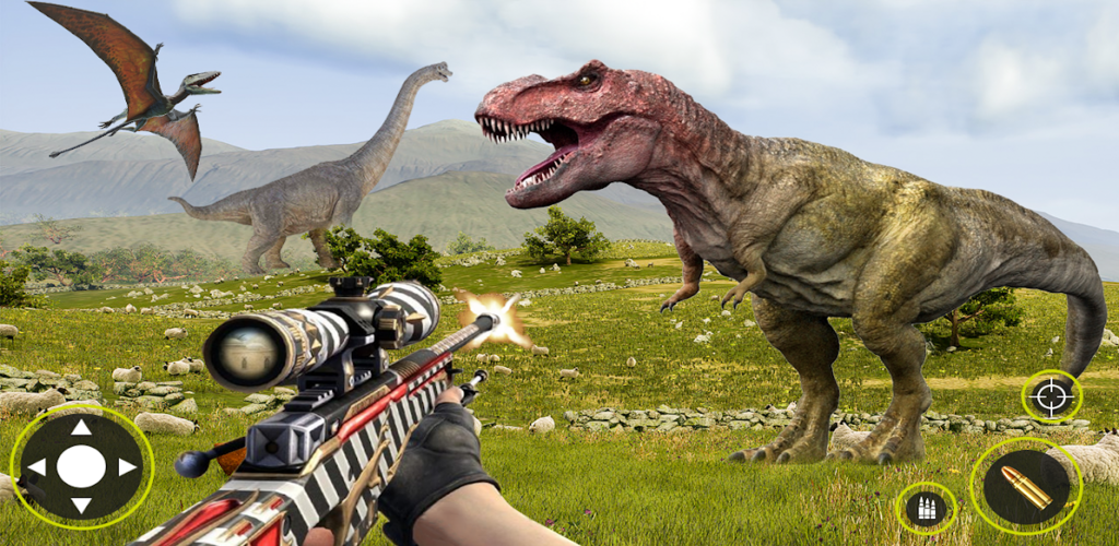 vingança mortal caçador de dinossauros fps jogo - Download do APK