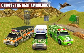 Army Ambulance Driving 2019-US Soldier Rescue Game screenshot 2