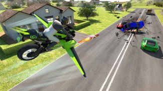 Flying bike Driving Simulator screenshot 1