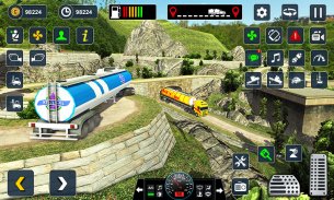 Offroad Oil Tanker Truck Transport Driver screenshot 6