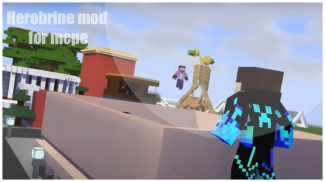Herobrine-herobrine school monster minecrafte mod screenshot 2