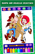 Toy Story coloring cartoon game book screenshot 3