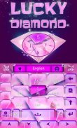 Lucky Diamond GO Keyboard screenshot 2