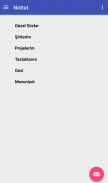 Nottut - Not Defteri -Note Pad screenshot 1