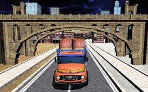 Stadt Cargo-LKW-Fahrer-Sim 3D screenshot 1