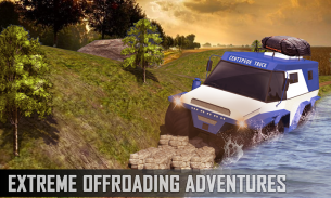 permainan memandu trak offroad screenshot 2