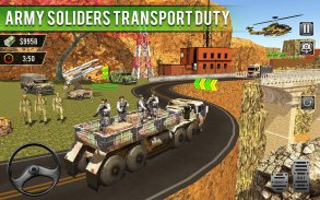 Army Vehicle Transporter Truck screenshot 0