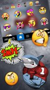 Macho Shark Keyboard Theme screenshot 4