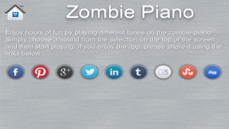 Zombie Piano Zombies Sounds FX screenshot 1