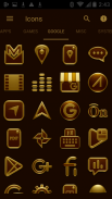 HAMOND gold - Icon pack black screenshot 6