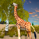 Giraffe Family Life Jungle Sim Icon