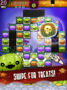 Halloween Swipe - Carved Pumpkin Match 3 Puzzle screenshot 1