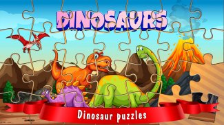 Puzzles dinosaurs screenshot 0