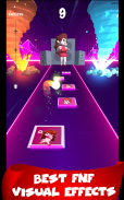 FNF Girlfriend Tiles Hop Funny Songs Game screenshot 1