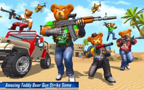 Teddy mogok beruang gun:permainan menembak kontra screenshot 2