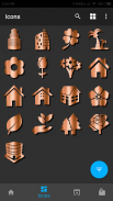 New HD Copper Iconpack theme Pro screenshot 3