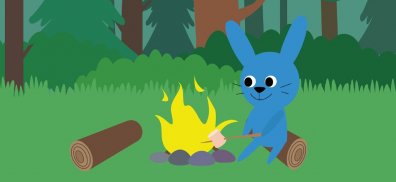 Kids Camping. Tourist vacation in the forest screenshot 13