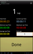 Lap Timer & Counter - Free screenshot 1