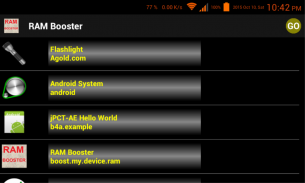 Free RAM Booster screenshot 1