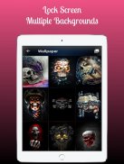 Skull Lock screen keypad Skull Lock screen pattern screenshot 3