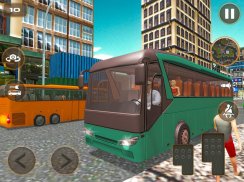 City Coach Bus Driving Games screenshot 8