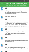 Régime Général des Obligations screenshot 2