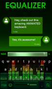 Equalizer Animated Keyboard screenshot 1