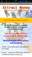 Attract Money Affirmations - Law of Attraction screenshot 0