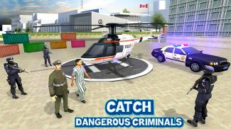 US City Police Car Jail Prisoners Transport Games screenshot 2