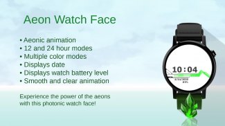 Aeon Cyber Watch Face: Wear OS Smartwatch screenshot 1