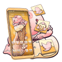 Ice Cream Cone Launcher Theme